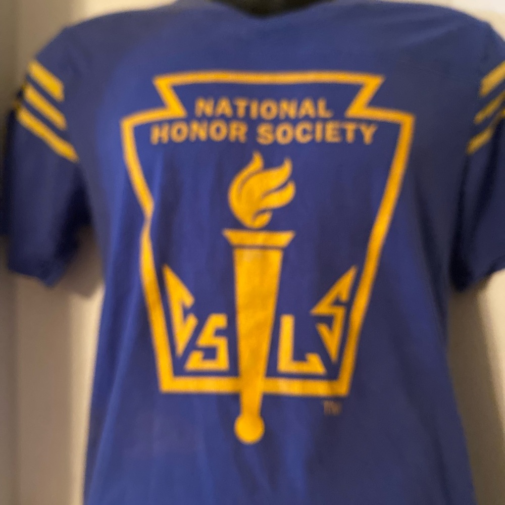 National Honor Society Royal Blue & Gold T-Shirt